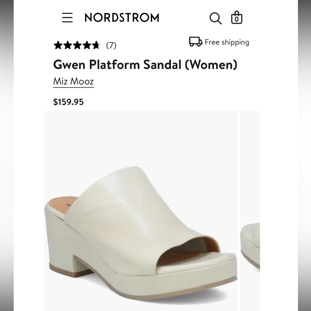 Brand New Miz Mooz Platform Sandal